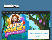 Tablet Screenshot of funkitron.com